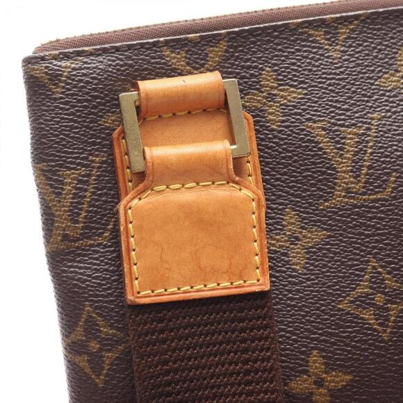 LOUIS VUITTON Brown Monogram Leather Shoulder Bag - Picture 11 of 14